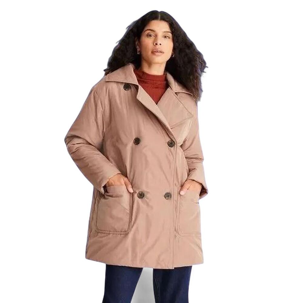 Tan Puffer Coat Future Collective with Reese Blutstein